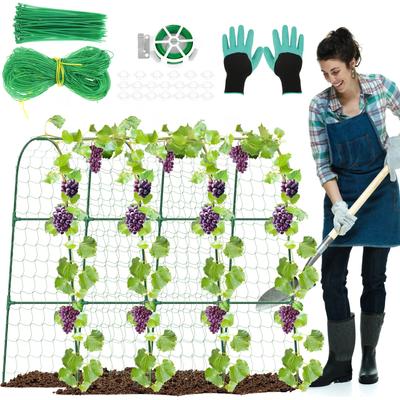 Gemüsepflanze Klettergerüst Hochbeet U-Form Ranke Gurken Stützstäbe Tomaten Trauben Wachstum Rankgitter Robust
