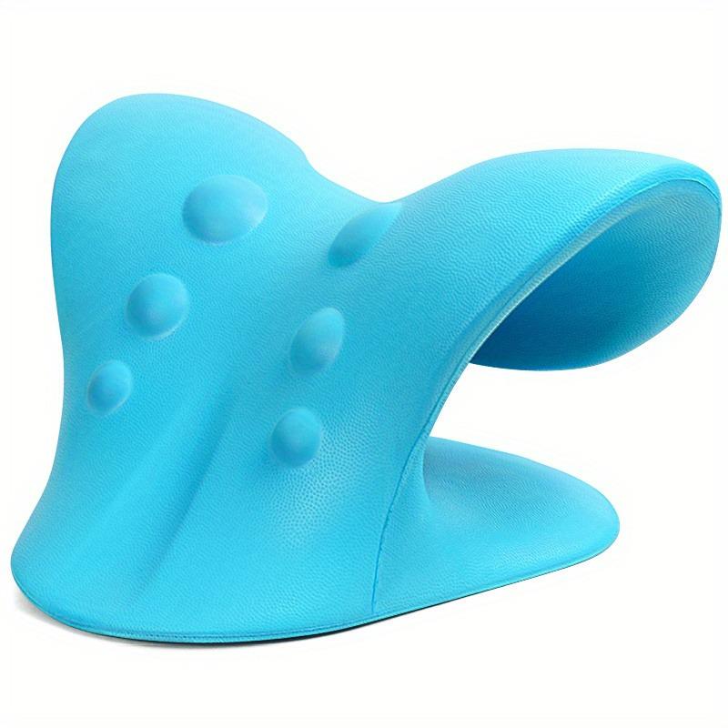 C-shaped Neck and Shoulder Massager: Cervical Spine Support & Acupressure Pillow for Relaxation and Posture Correction