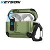 KEYSION Magnetic Automatic Switch Earphone Case for Airpods Pro 3 Pro 2 Shockproof Phone Stand Headphone Cover for AirPods 4 3 2 1