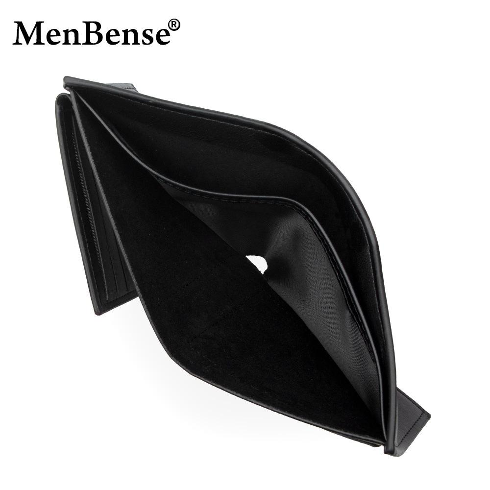 Schoolbag fashionable and simple TPU craft men's short wallet, multi-card three-fold bag, hinge change bag, dollar bag wholesale
