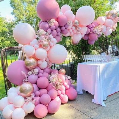 109 Parça Parti Balonları Kiti Dekorasyonlar Arka Plan Çok Fonksiyonlu Lateks Balon Kemeri İçin