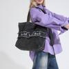 Large Capacity Denim Bag Women's Shoulder Bag Letters Tote Bag
