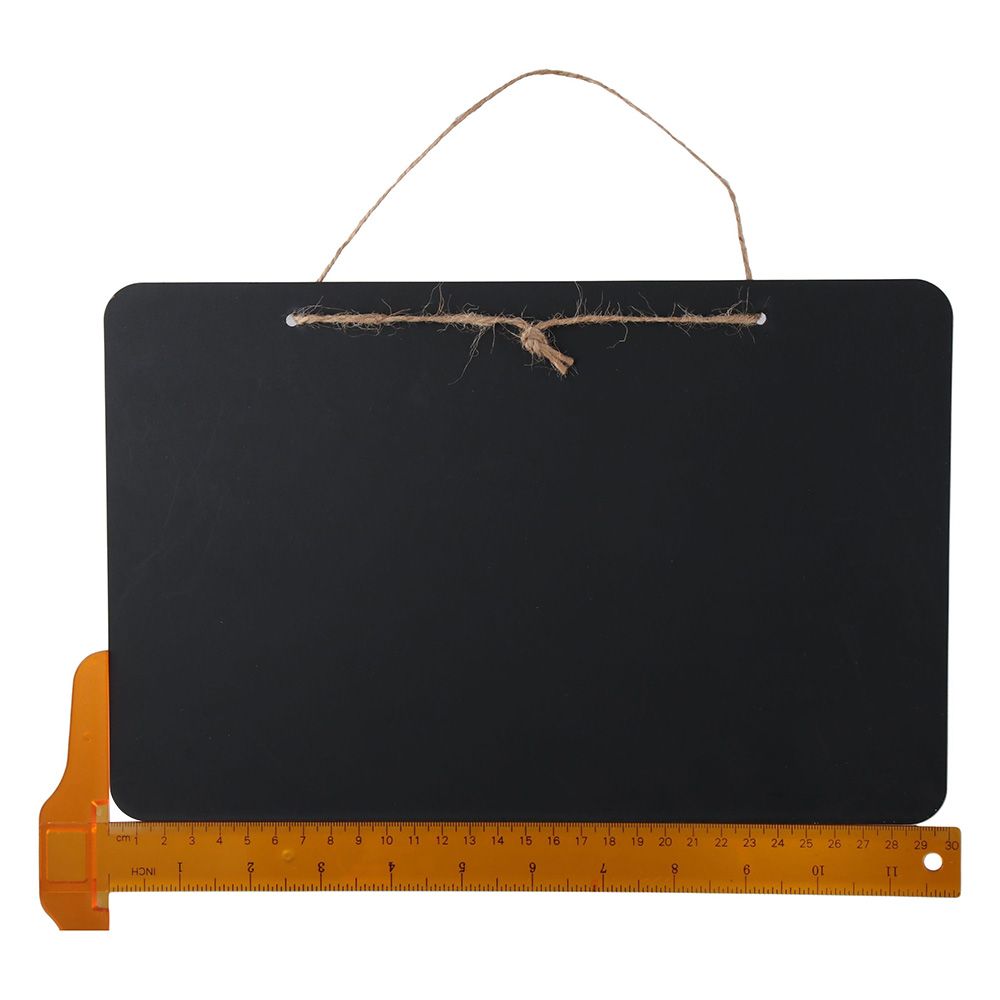 Hanging Small Chalkboard Signs Double Sided Erasable Message Board Sign with Hanging String Memo Message Menu Boards