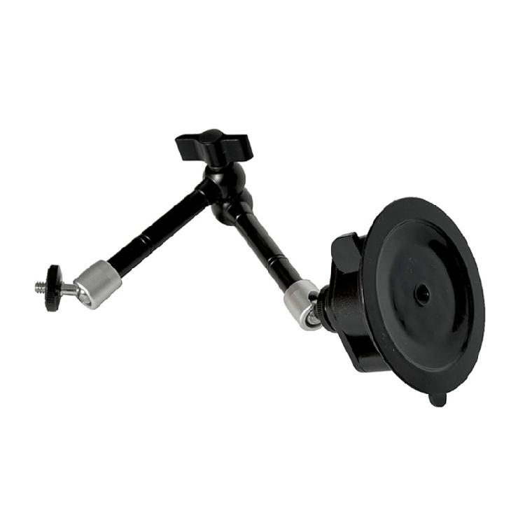 Shockproof Car Suction Cup Mount Base With Reusable Washable Suction Pad For Various Electronic Gadgets