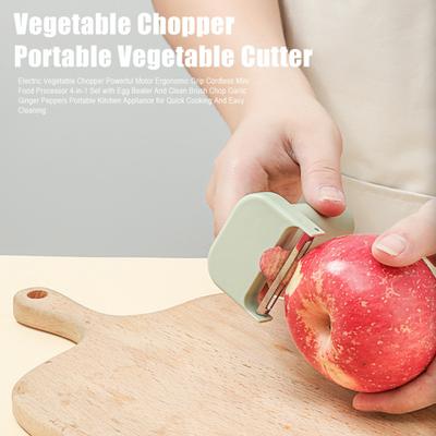 Electric Vegetable Chopper with Storage Box Egg Beater Cordless Mini Food Processor for Fruits Potatoes Handheld Efficient Kitchen Tool