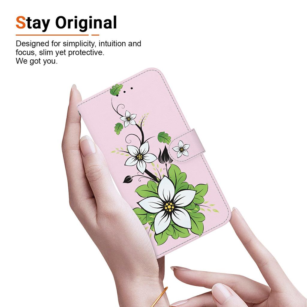 For Motorola Moto G05 4G/E15 4G Wallet Phone Case Anti-Drop Leather Flip Cover Pattern Printing