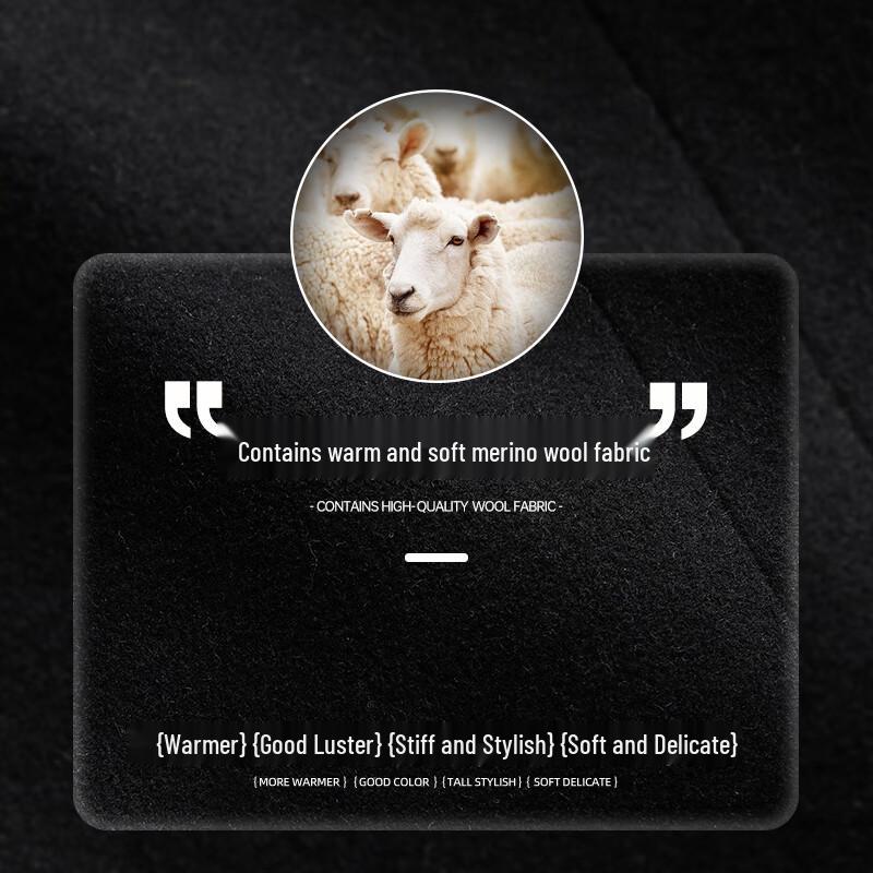 SHANSHAN Men's Autumn/Winter Wool Blend Business Blazer