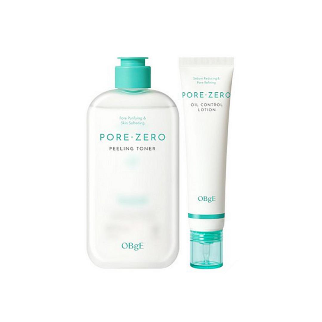 

[OBgE] Pore Zero Oil Control Lotion 70ml, Peeling Toner 310ml Lotion 70ml