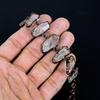 Clear Quartz Handmade Latest Design Jewelry Bracelet, Copper Electroformed Gemstone Bracelet, Gift For Mother