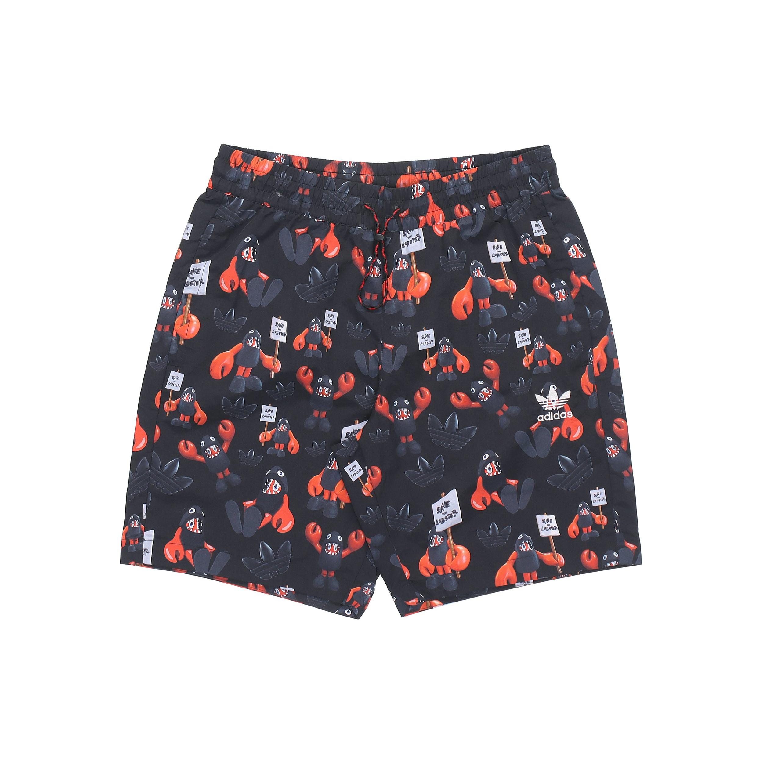 

New Adidas Casual Shorts Men s Black HA4697 XXS