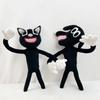 30cm Sirenhead Plush Toys Siren Head Plush Dolls Scary Black Cartoon Cat Toy Soft Stuffed Animals Figure Toys for Baby Gift