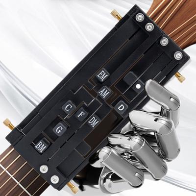 Stlačovač akordů na kytaru Kytarová pomůcka Trenažér akordů Kytara Starter Učební pomůcka Systém pro procvičování akordů pro začátečníky