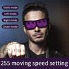 LED-Brille, Bluetooth-App-Steuerung LED-Anzeige Smarte Brille USB-wiederaufladbar DIY Funky Brille für Party, Club, DJ, Halloween