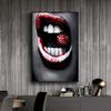 Sexy Red Lip Poster Woman Art Lip Print  Art Canvas Painting Wall Decor Picture For Office Room