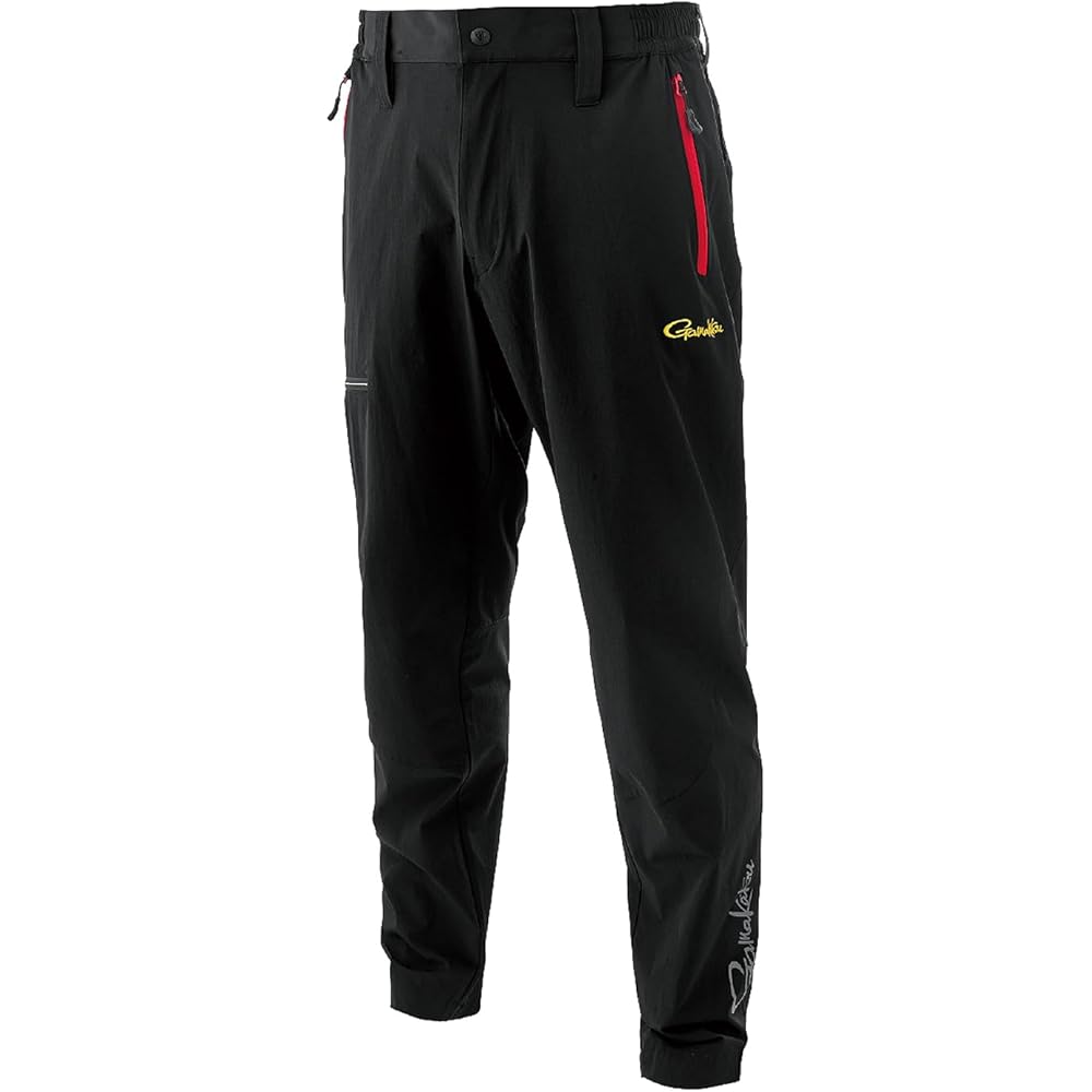 Gamakatsu Light Stretch Fishing Pants GM3777 Black x Red LL