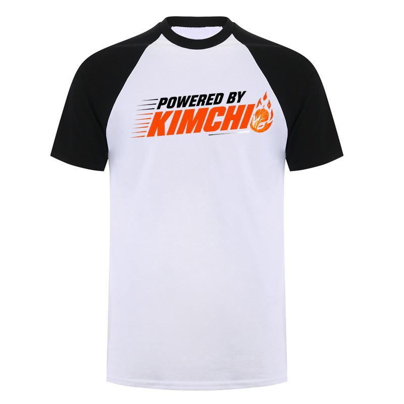 Powered By Kimchi T Shirt Unisex Korean Food Lover Graphic Tee Funny Korea Culture Shirt Spicy Food Casual Short Sleeve Top Da115