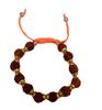 @ Indian Traditional Rudraksha Bracelet Brown Color For Unisex Zr913-60%Off