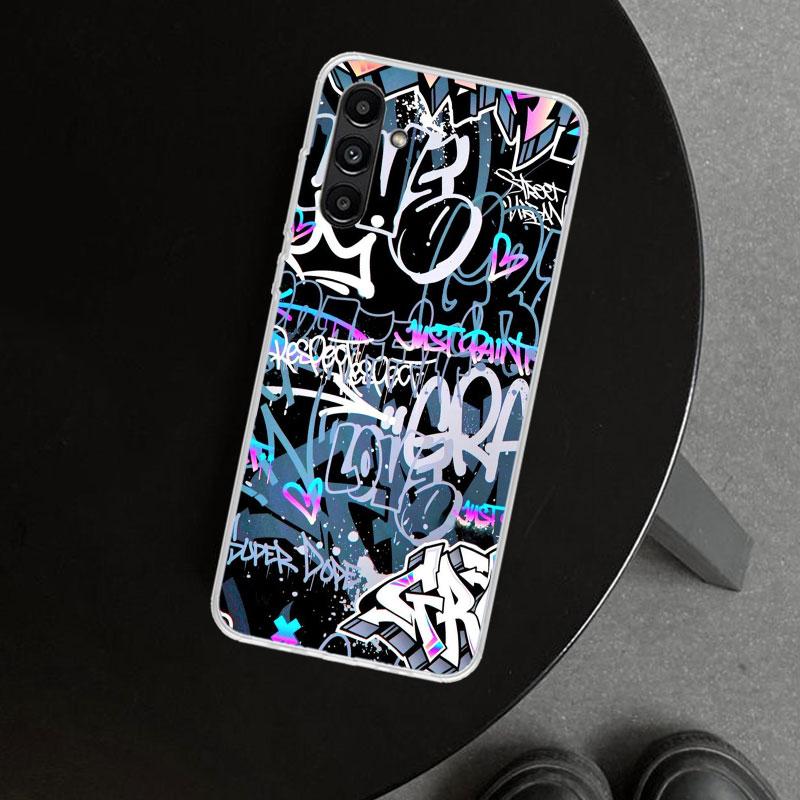 Graffiti Fashion Cool Phone Case Cover for Samsung Galaxy A17 A16 A26 A36 A56 A57 A37 A15 A25 A35 A55 A14 A24 A34 A54 A13 A23 A3