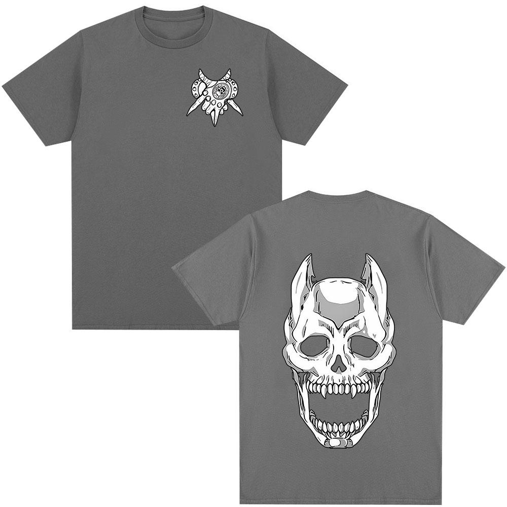 Anime Gothic Jojo Bizarre Adventure Killer Queen T-shirt 2026 Summer Men's Women's Fashion Cotton Street Y2K Oversized T-shirt