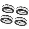 Replacement Filter Set 4 HEPA for Eureka NEC280TL / NEC285GR Bagged Canister Vacuum Cleaner No Tools Required for Installation