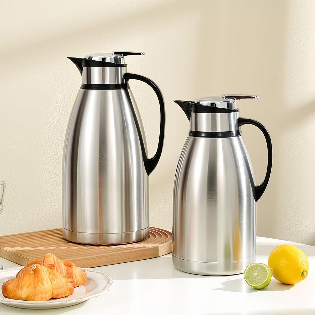Stainless Steel Vacuum Insulated Kettle – Large Capacity for Home & Hotel Use
