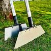 Garden Cleaning Shovel Multi-Purpose Steel Flat Shovel with Adjustable Handle Heavy Duty Snow Scraper Outdoor Shovel for Lawn Edging Ice Removal