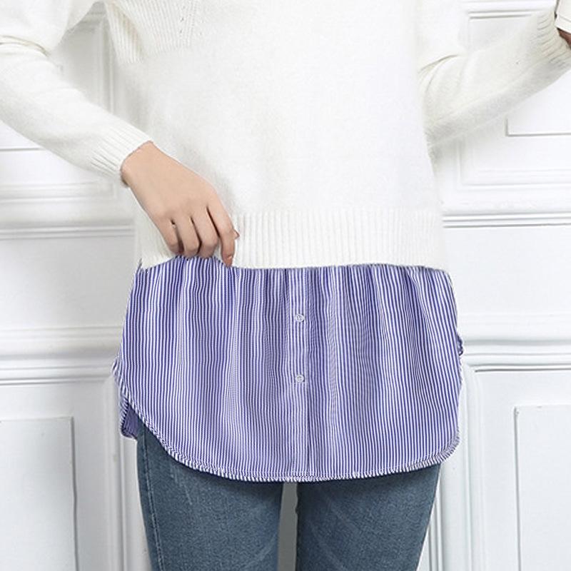 

Женский свитшот со слоеным манишкой, полуюбкой и юбкой с подолом в стиле свитера. Extra Large XL