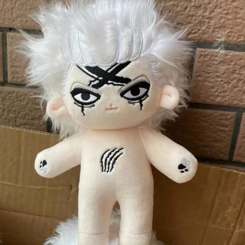 

Stuffed Anime Dr. Stone: Science Future Figure Dr. Xeno 20cm Gown Up Cotton Dolls Collectibles Plush Puppet Playthings designed for Children Gifts No Skeleton