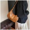 IELGY Niche Simple Fashion One-Shoulder Messenger Bag High-End Western-Style Ladies Dumpling Bag