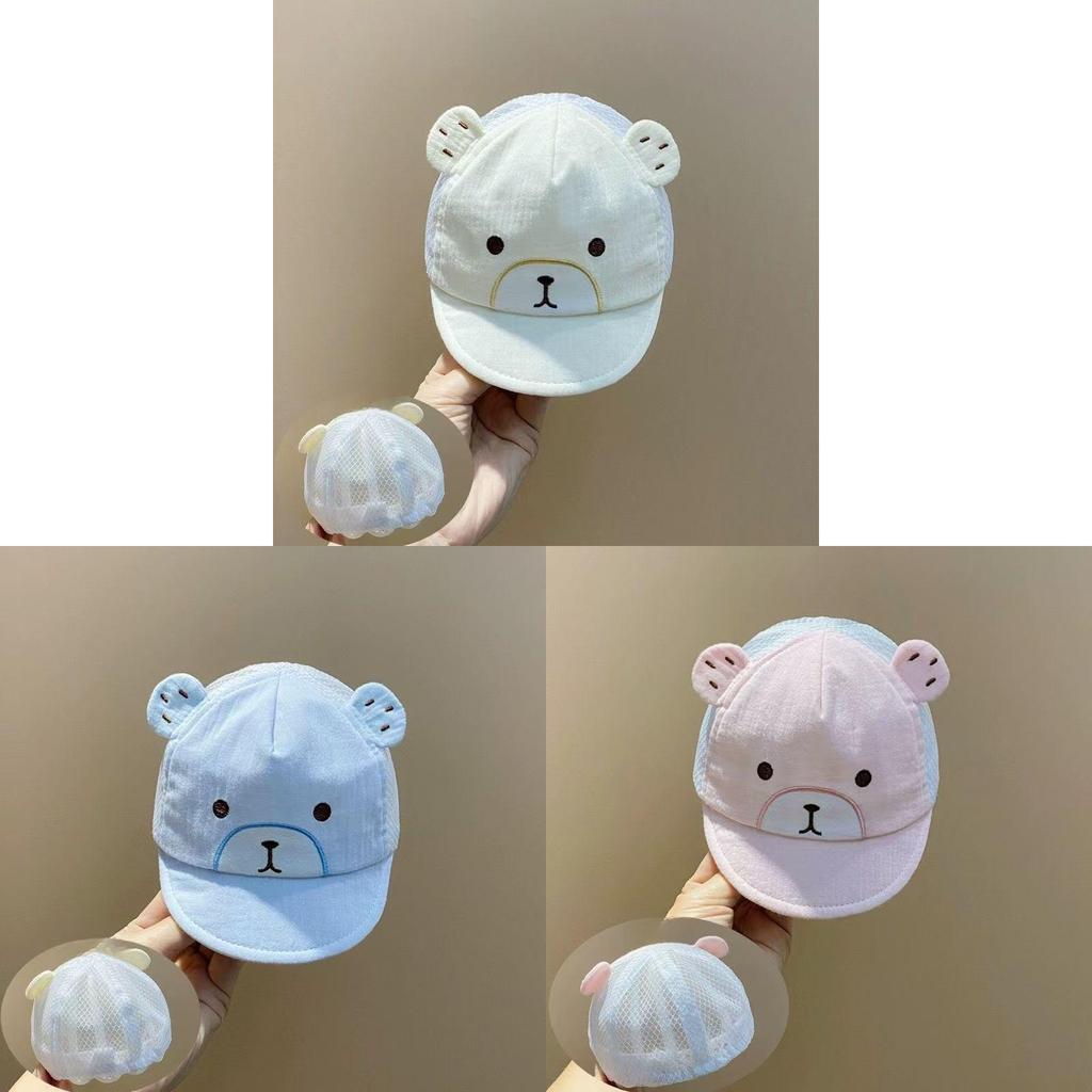 Baby Bear Sun Protection Baby Hat With Breathable Mesh For Spring Summer Kids Sunshade