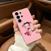 B-Betty Cute B-Boop Phone Case For Samsung S25,S24,S21,S22,S23,S30,Ultra,S20,Plus,Fe,Lite Transparent Cover