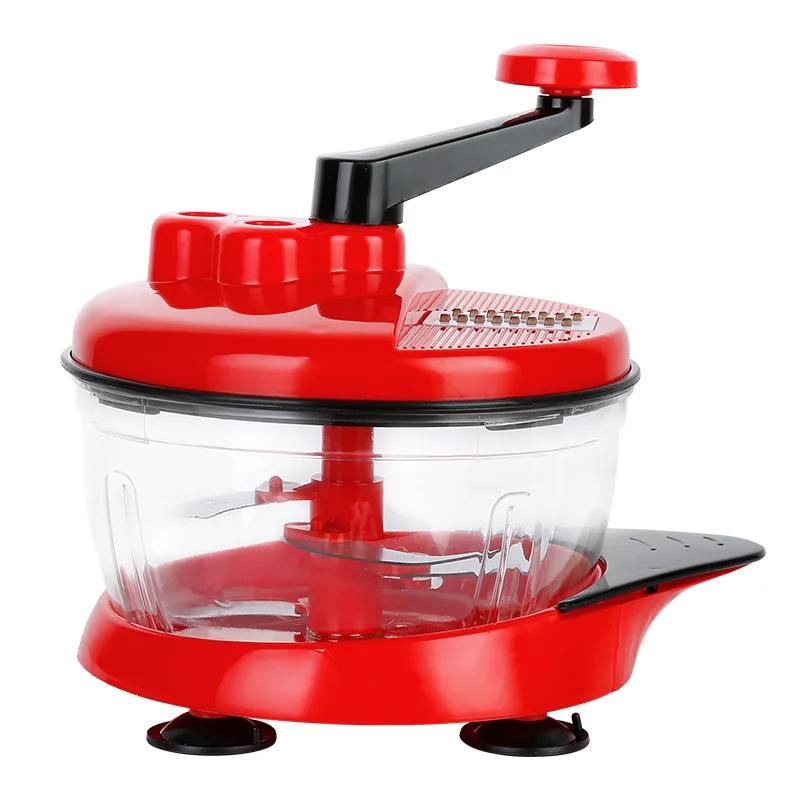 3 In1 Vegetable Cutter Chopper Shredders Manual Meat Vegetable Slicer Grinder Salad Maker Kitchen Tools Adjustable 2.5L