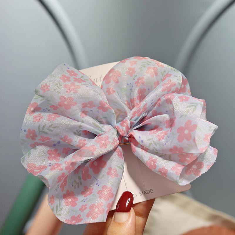 Pink Sweet Girl Side Clip Bangs Ponytail Headwear