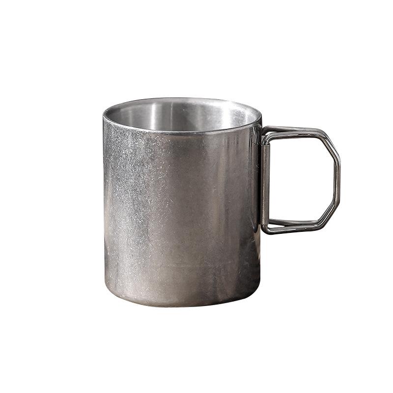 Retro Camping Foldable Cup & Bowl - Outdoor Picnic Tableware with Custom Logo