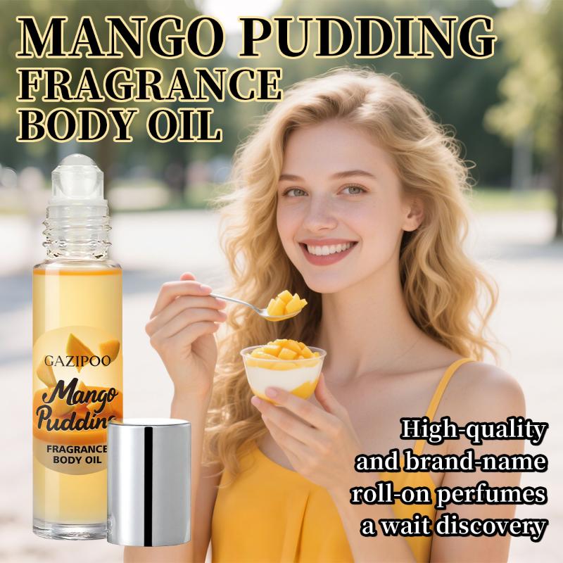 Mango Pudding Roll-On Fragrance Oil Long Lasting Women'S Fragrance Body Oil Portable Mini Fragrance For Daily Use