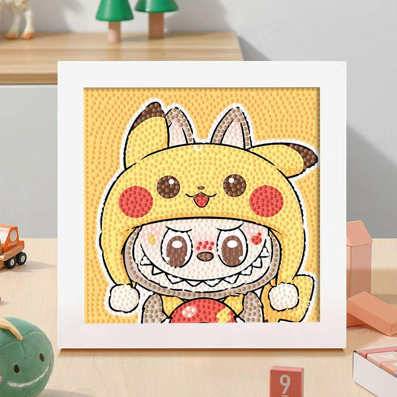Children s Diamond Painting DIY Diamond Sticker with Photo Frame Handmade DIY Puzzle Paste Painting Masonry Painting