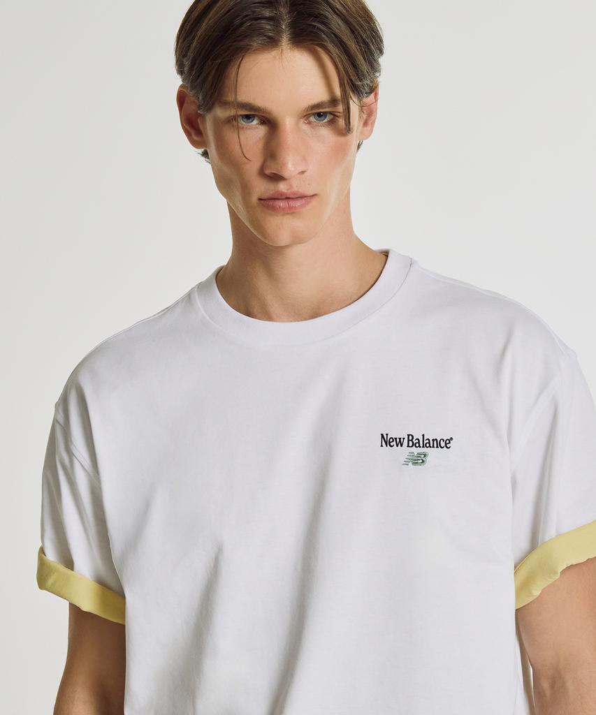 Nyuballanseu Nbneg31503 / Uni Nb Friends Short Sleeve T-Shirt (White)