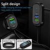 66W Car Phone Charger 5 In 1 Charging Adapter Split Type Car USB Charger