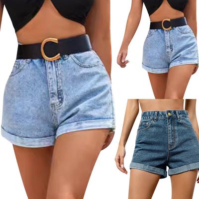 Ladies Casual Fashion Sexy High Waist Denim Shorts