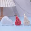 3D Christmas Snowman Candle Mold, DIY Chocolate Cake Gummy Baking Tool, Soap Gypsum Handicraft Silicone Mould Christmas Gift