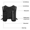 Running Vest Water Vest 4L Lightweight Adjustable Chest Straps Reflective Water Bladder Bag For Men Outdoor Activities Cycling