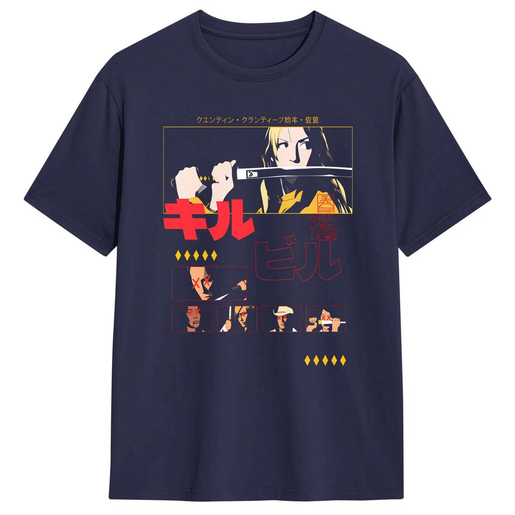 KILL BILL THE WHOLE BLOODY DROP Cotton T Shirt For Adult Summer Vintage T Shirts Leisure Tee Shirt Big Size Design Clothing