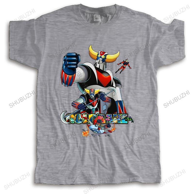 Cotton Tshirt mens summer Tops UFO ROBOT GOLDRAKE TSHIRT PER BAMBINO E UOMO mens tshirt Man Brand Tshirt Bigger size S