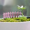 1/5 mini fence, wooden fence, miniature landscape decoration, potted plant decoration, miniature decoration