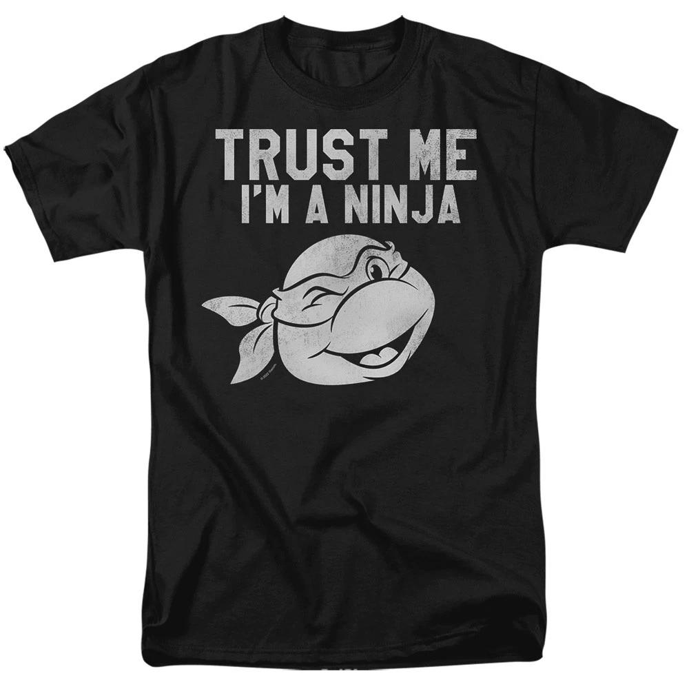 Teenage Mutant Ninja Turtles Trust Me I m A Ninja Adult Unisex T-Shirt Black L