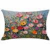 New Decorative Pillowcase 3D Three-dimensional Effect Floral Pillowcase Sofa Cushion Cover Digital Printing