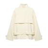 New European and American style stand-up collar double-breasted fashion lace-up trench coat