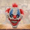Horrible Clown Full Face Latex Helmet Creepy Costume Prop for Masquerade