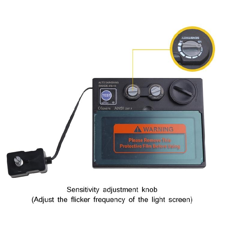 Practical Solar Auto Darkening Welding Helmet Goggle Lens Keep Face from Peeling
