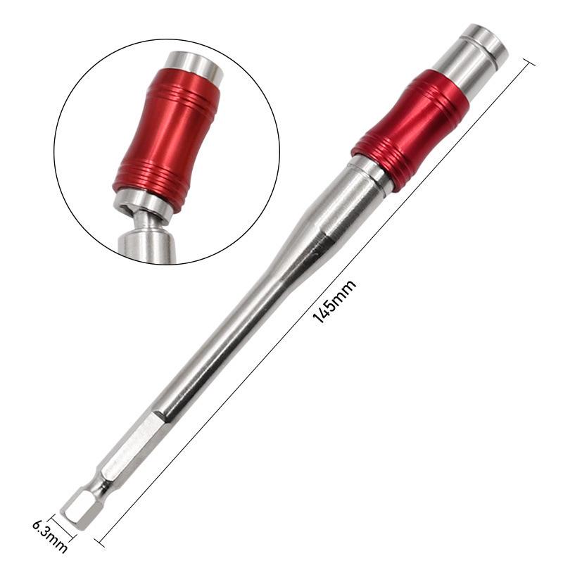 145mm Extended Hex Shank Quick Release Self-Locking Bit Adapter for Electric Screwdrivers
